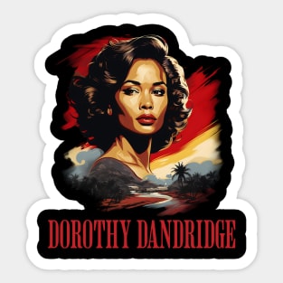 Dorothy Dandridge - Actress, Singer Sticker